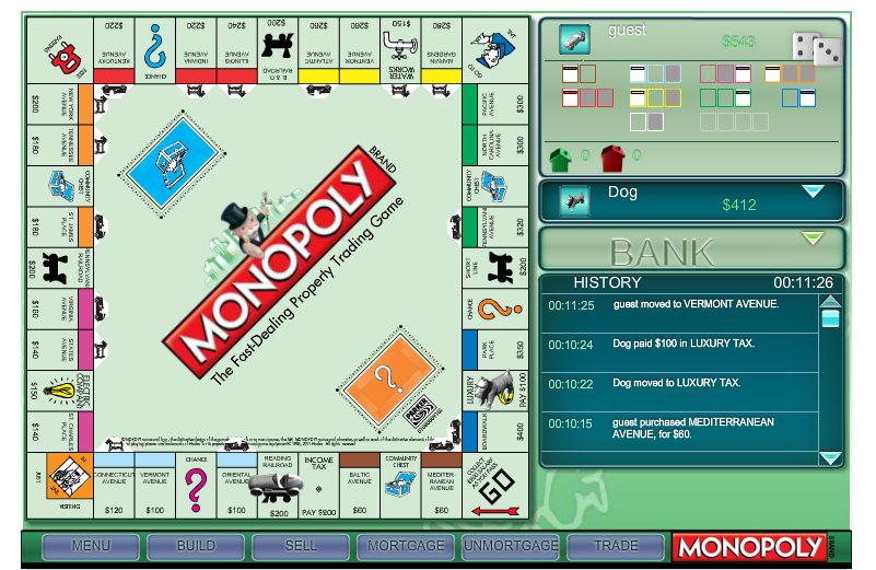 Play Monopoly Online game free online